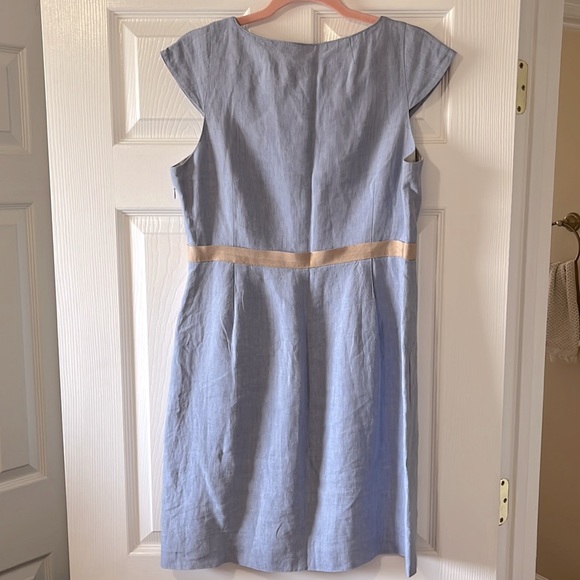 EUC | J. Crew Lightweight Linen Dress | Size 10 - Picture 3 of 5